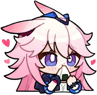 💫 emoji Honaki chibi: for @novellasbots Telegram sticker 22 of 60