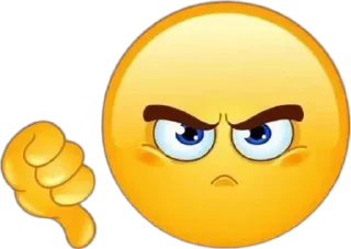 👎 emoji • смайлики • » @sticersgerip « Telegram sticker 24 of 50