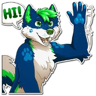 Sticker from Furry