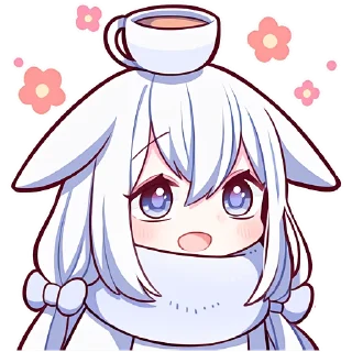 Sticker from Белая зайка @Nyasticks