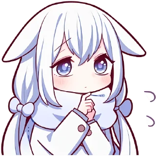 Sticker from Белая зайка @Nyasticks