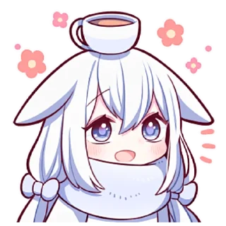 Sticker from Белая зайка @nyasticks