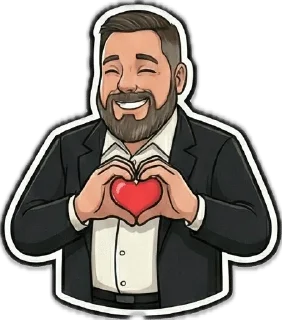 ❤️ emoji BeitGraham Telegram sticker 1 of 96