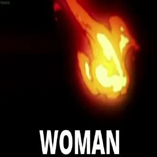 Sticker from woman