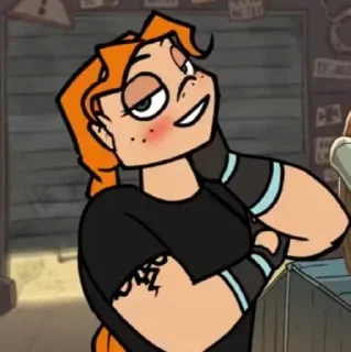 😍 emoji Victoria🖤👩‍🦰 Telegram sticker 13 of 14