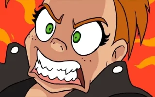 😡 emoji Victoria🖤👩‍🦰 Telegram sticker 9 of 14
