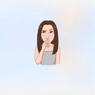 😔 emoji Стикеры @stickrubot @textmeru_bot Telegram sticker 12 of 34