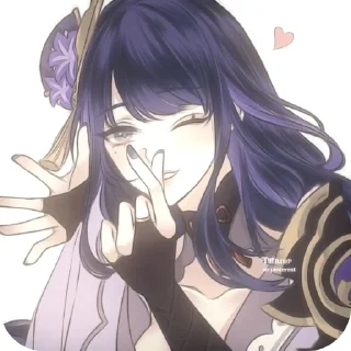 ⚡ emoji Райден и Яэ Мико ✨❤️‍🔥 Telegram sticker 19 of 49