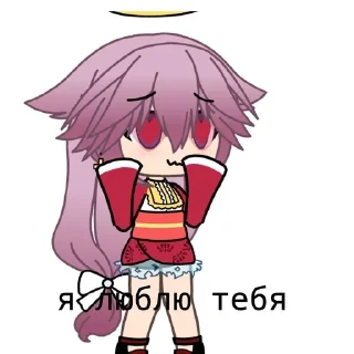 Sticker from Яэ Мико няшк
