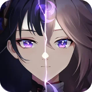 ⚡ emoji Райден и Яэ Мико ✨❤️‍🔥 Telegram sticker 22 of 49