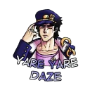 Sticker from JoJo’s Bizarre Adventure