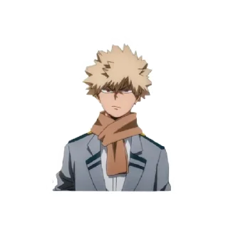 😤 emoji Моя геройская академия Telegram sticker 6 of 16