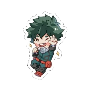 ✌️ emoji Моя геройская академия Telegram sticker 15 of 16
