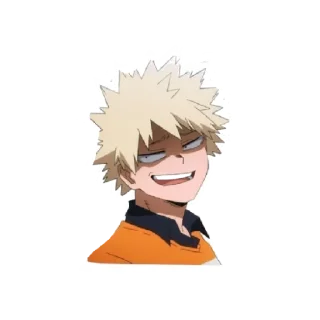 😏 emoji Моя геройская академия Telegram sticker 5 of 16