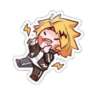 😁 emoji Моя геройская академия Telegram sticker 11 of 16