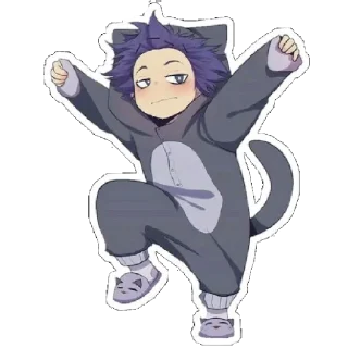 😉 emoji Моя геройская академия Telegram sticker 9 of 16