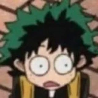 😧 emoji моя геройская академия Telegram sticker 10 of 42