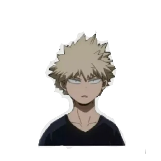 🤔 emoji Моя геройская академия Telegram sticker 4 of 16