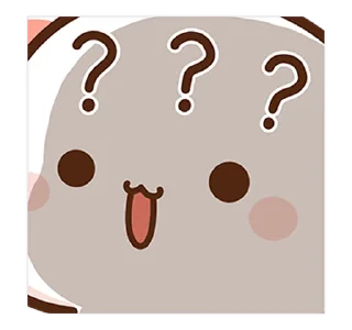 🤔 emoji Peach Goma 11-14 Telegram sticker 6 of 120