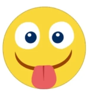 😜 emoji эмоджи вайбер хаха Telegram sticker 6 of 55