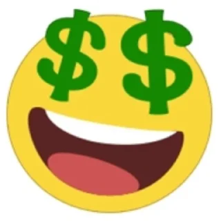 🤑 emoji эмоджи вайбер хаха Telegram sticker 16 of 55