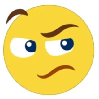 🤨 emoji эмоджи вайбер хаха Telegram sticker 17 of 55