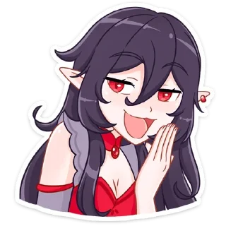Sticker from Тёмная Айрис @TgStickeru