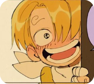 Sticker from Sanji