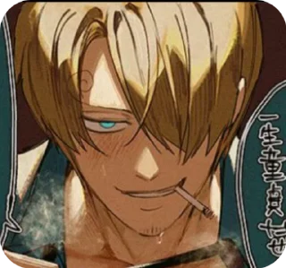 Sticker from Sanji