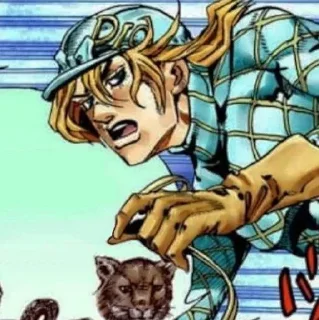 Sticker from Diego Brando scary monsters