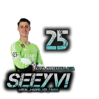 Sticker from Real Madrid 2023/24 @Real_Madrid_UZB_Fanss