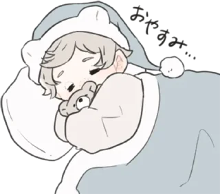 Sticker from a boy, who like stuffed animals • @punipuni_stickers