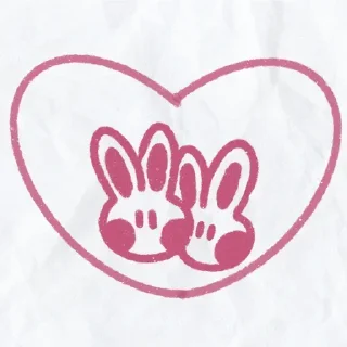 💘 emoji Зайка: @Pea4_stickerbot Telegram sticker 11 of 34