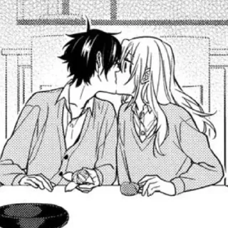Поцелуи Манга | Kisses Manga sticker 2