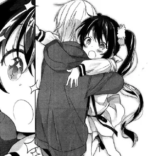❤️ emoji Обнимашки Манга | Hugs Manga Telegram sticker 16 of 75