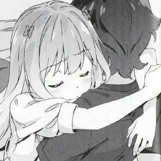 🍬 emoji Обнимашки Манга | Hugs Manga Telegram sticker 23 of 75