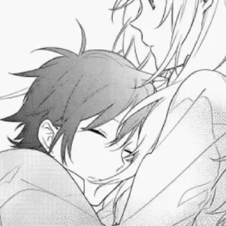🫂 emoji Обнимашки Манга | Hugs Manga Telegram sticker 8 of 75