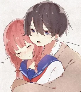 Обнимашки Манга | Hugs Manga sticker 1