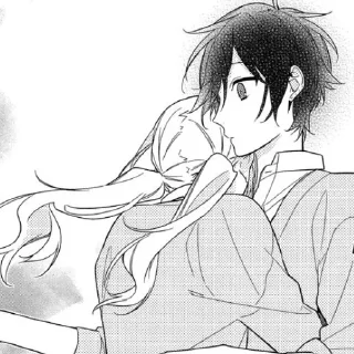 🫂 emoji Обнимашки Манга | Hugs Manga Telegram sticker 6 of 75