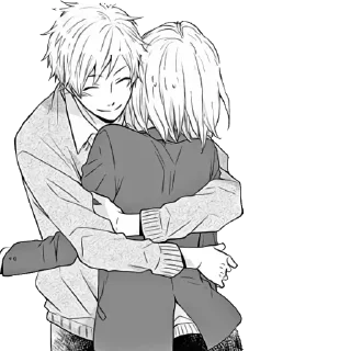 Обнимашки Манга | Hugs Manga sticker 2