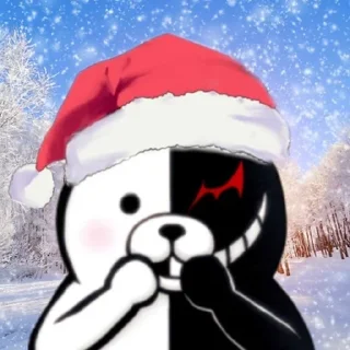 Sticker from Merry Christmas Danganronpa