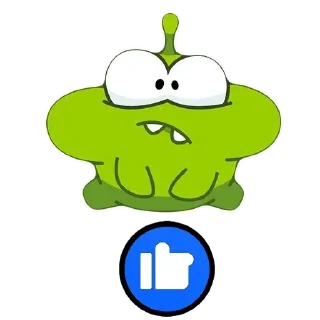 👍 emoji Ам Ням • @TgStickery Telegram sticker 10 of 80