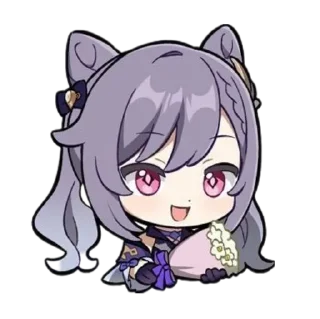 😊 emoji Keqing Telegram sticker 9 of 72