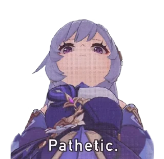 😶 emoji Keqing Telegram sticker 15 of 72