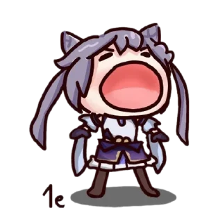 🤬 emoji Keqing Telegram sticker 12 of 72