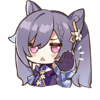 ⛔ emoji Keqing Telegram sticker 11 of 72