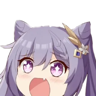 😱 emoji Keqing Telegram sticker 14 of 72