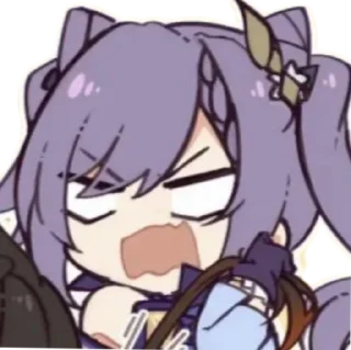 😤 emoji Keqing Telegram sticker 24 of 72