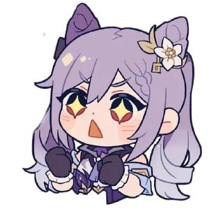 😲 emoji Keqing Telegram sticker 13 of 72