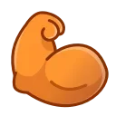 💪 emoji Oliver Emoji @xkysluv Telegram sticker 12 of 40